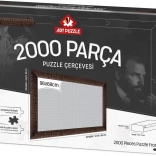 Puzzel lijst 96x68 cm bruin