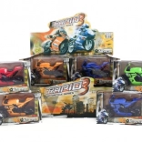 Plastic motorfiets voor kinderen 11 cm