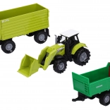 Tractor met vliegwielaandrijving met effecten en aanhangwagens 15 cm