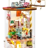 Glazen huisje van de kleine heks