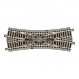 Roco Geoline Kruiswissel met Beddingsplaat