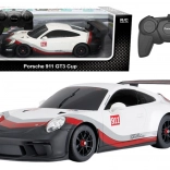 Rc auto 1:18 RASTAR PORSCHE 911 GT3 wit‑grijs