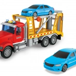 Trekker met auto met licht- en geluidseffecten 32 cm