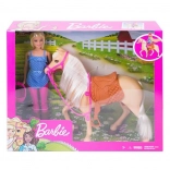 Barbie rijset met paard en helm