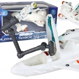 Kosmische missie – raket, astronaut en drone, 4-delig set met licht en geluid