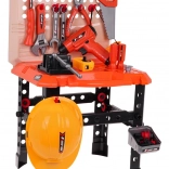 Kinderwerkbank met gereedschap