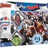 Puzzel 104 stukjes XL Super Shape – jouw favoriete Avengers