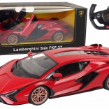 Auto R/C Lamborghini Sian FKP 37 Rastar 1:14 rood met afstandsbediening