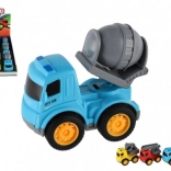 Set bouwvoertuigen met vliegwiel 9 cm – 4 soorten