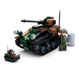 Sluban Model Bricks kleine tank Wiesel 2-in-1 bouwset
