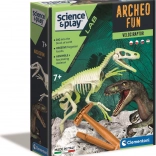 Clementoni Science & Play ArcheoFun: lichtgevende skelet van een velociraptor