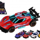 Metalen sportautootje 14 cm met terugtrekmechanisme