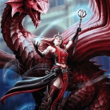 Puzzle TREFL Premium Plus Fantasy: Scharlaken Magiër 1000 stukjes