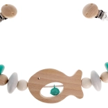 Hess wagenketting turquoise Visje