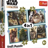 Puzzel 4-in-1 STAR WARS: THE MANDALORIAN