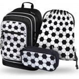 Schoolset rugzak, etui en zak Cubic Goal