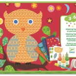 Magisch schilderen met een sponsje – bosdieren