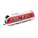 Metalen rode tram 20 cm