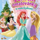 Kerstkleurboek met stickers DISNEY Prinsessen