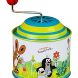 Muziekdoosje met slinger MOL, metalen 8 cm