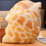 Pluche schelp-kussen 50 x 40 cm