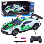 Sportieve politieauto RC Drift met LED-verlichting 1:22