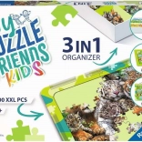 Puzzelset My Puzzle Friends Kids 3-in-1 groen