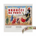 Kartonboekje leporello Kevertjes op de kermis 15,5 × 15 cm