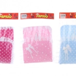 Dekentje met kant en strik met kussentje voor poppen