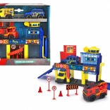 Dickie Toys SOS mini reddingsstation met 3 voertuigen Mercedes‑Benz