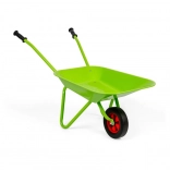 Groene kinderkruiwagen