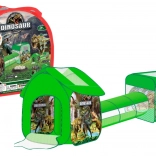 Kinder speelset 3-in-1 – tent met tunnel en ballenbak met dinosaurusmotief