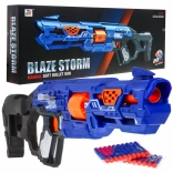 Manuele kinderblaster BLAZE STORM 8+ met grendel en 20 foamkogels