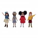 Lottie modieuze set vier seizoenen voor poppen