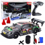 RC-raceauto op afstandsbediening zwart carbon 30 km/u 1:16