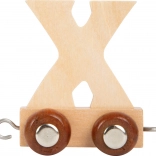 Houten lettertrein - Letter X