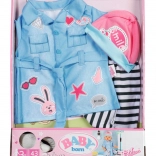 BABY born denim overhemdjurk Deluxe 43 cm