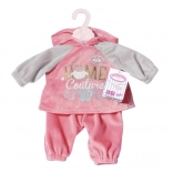 Baby Annabell sportieve outfit voor poppen roze‑grijs