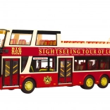 Metalen dubbeldeks sightseeingbus 1:42 Rood