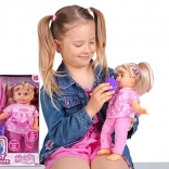 Panenka NATALIA Čistotka pratende pop 33 cm