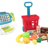 Kassa met winkelwagentje met licht- en geluidseffecten