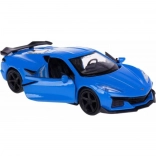 Welly Chevrolet Corvette Z06 2023 modelauto 1:34 blauw