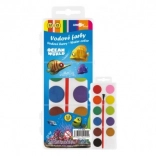 Waterverf Ocean World met penseel