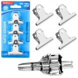 Set van metalen kantoorclips 50 mm - 4 stuks