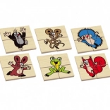 Houten puzzel KRTJEK 6 motieven van DETOA