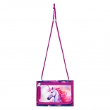 nekportemonnee met eenhoornmotief