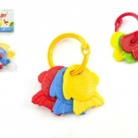 Rammelaar sleutels voor baby’s – kleurrijke set hangers