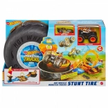Hot Wheels Monster Trucks stuntarena in een band – draagbare set
