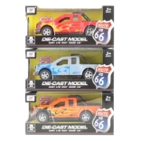 Metalen jeep met terugtrekmechanisme en openslaande deuren