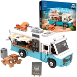 Bouwset PANTASY retro foodtruck – 2196 stukjes